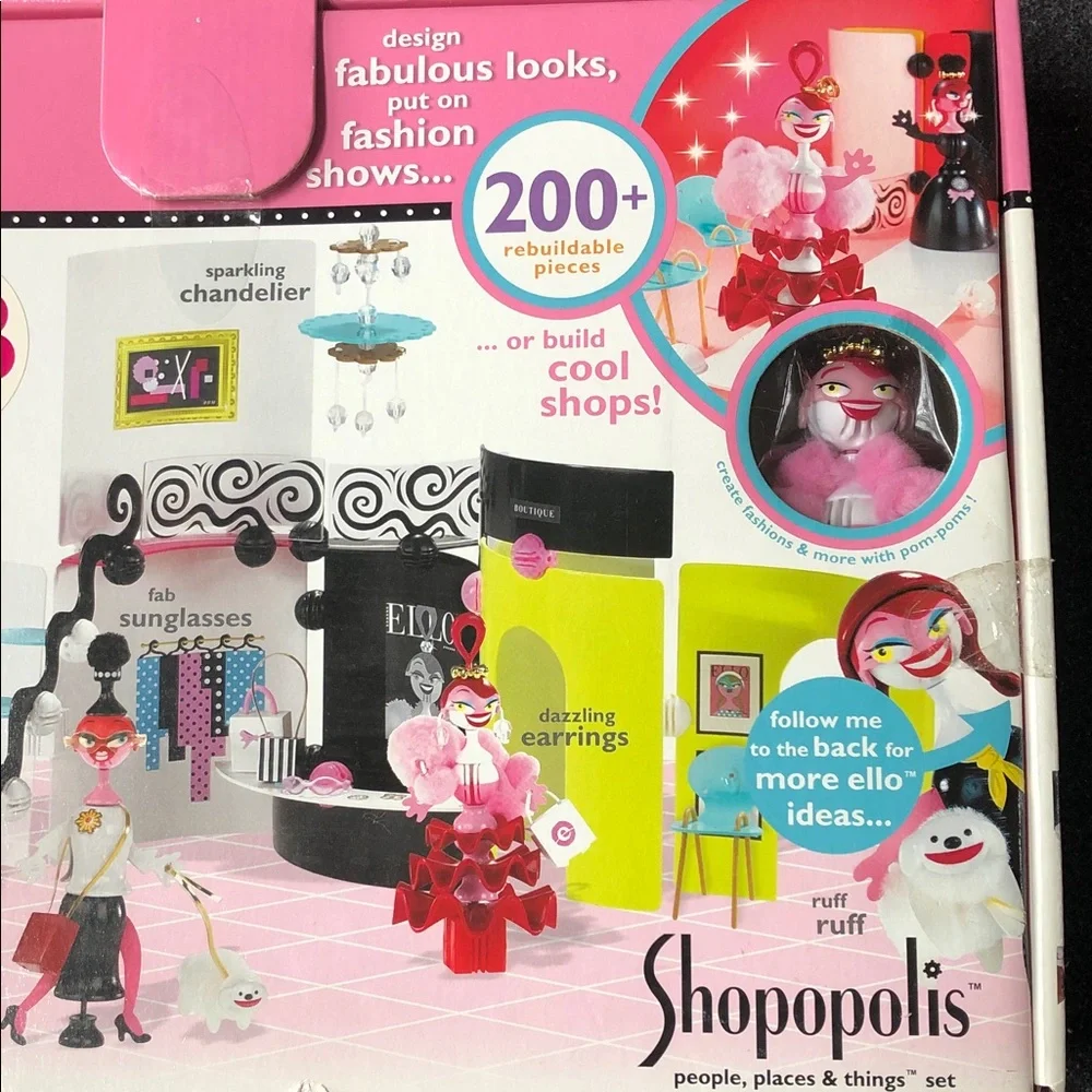 Ello Creation System Fun & Easy Shopopolis Starter 200+ Rebuildable Pieces Toy